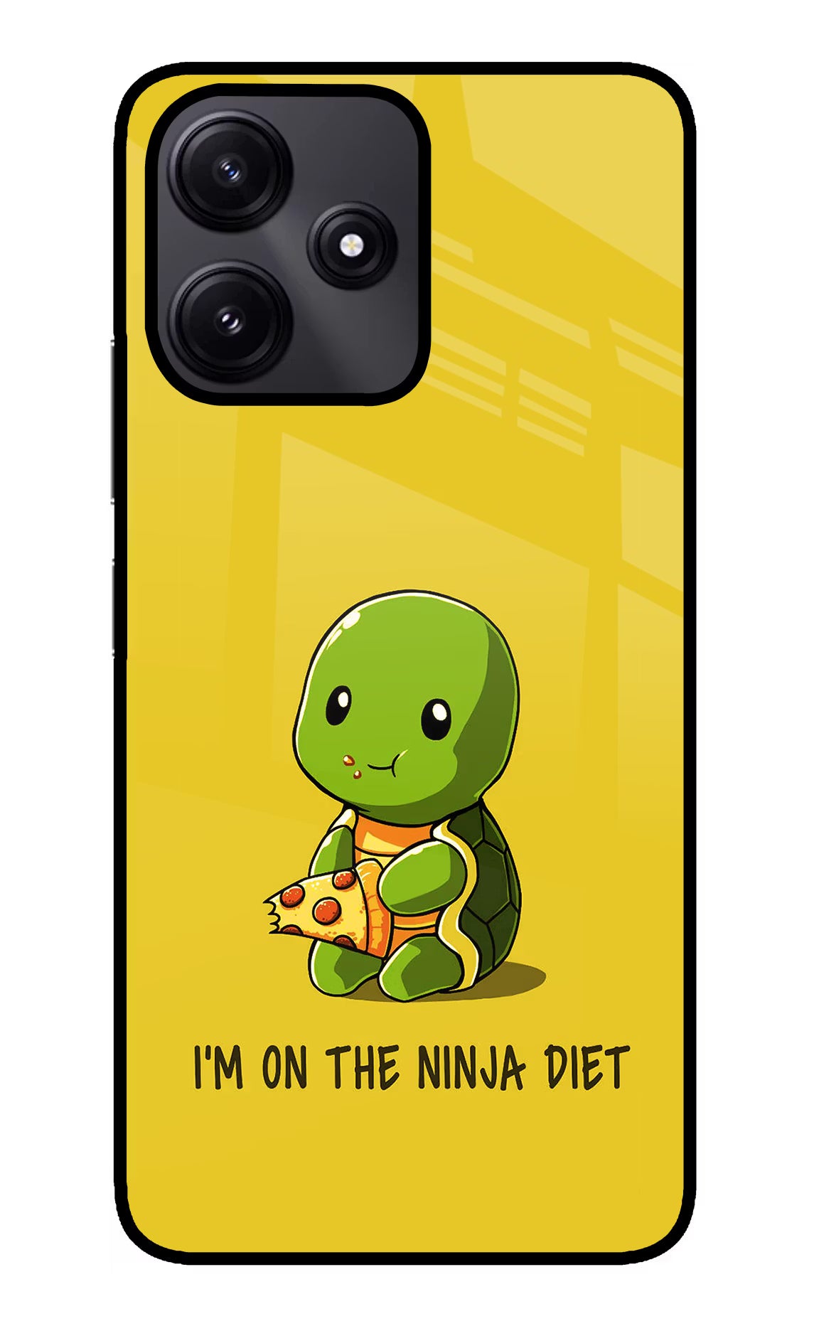 I'm on Ninja Diet Redmi 12 5G Glass Case Back Cover by Casekaro