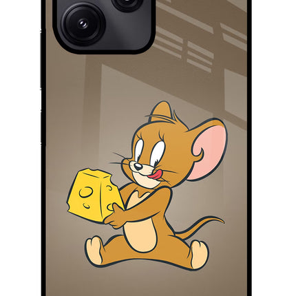 Jerry Redmi 12 5G Glass Case Back Cover by Casekaro