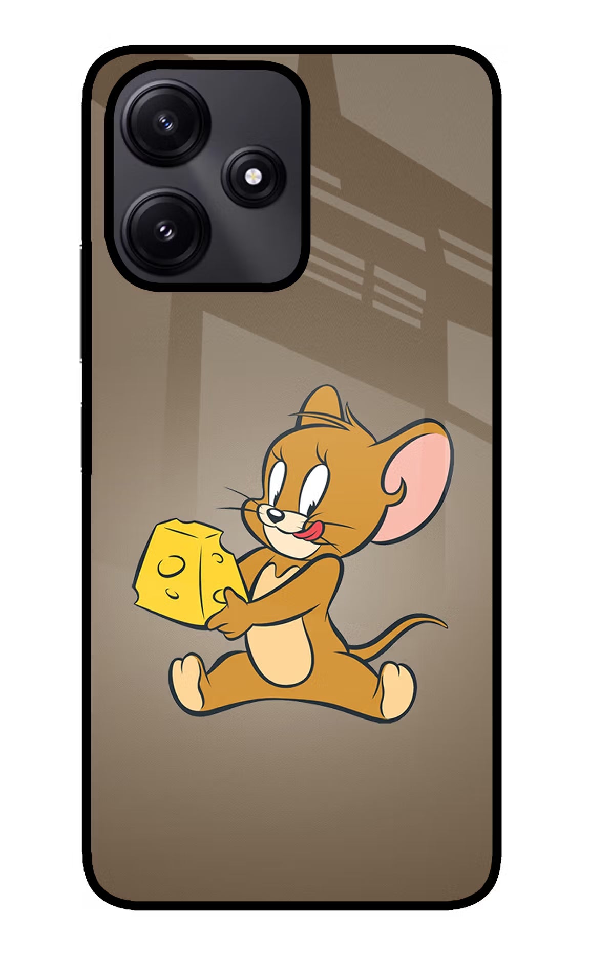 Jerry Redmi 12 5G Glass Case Back Cover by Casekaro