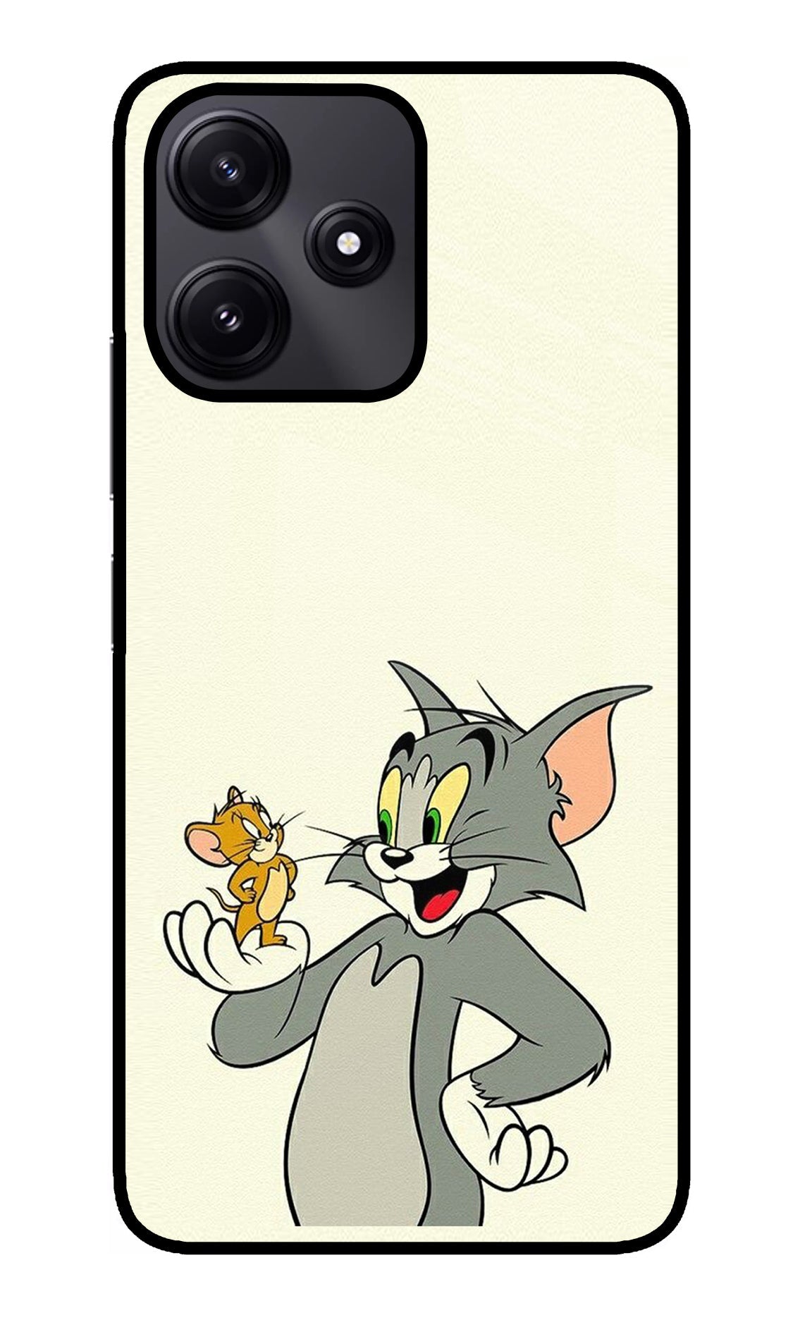 Tom & Jerry Redmi 12 5G Glass Case