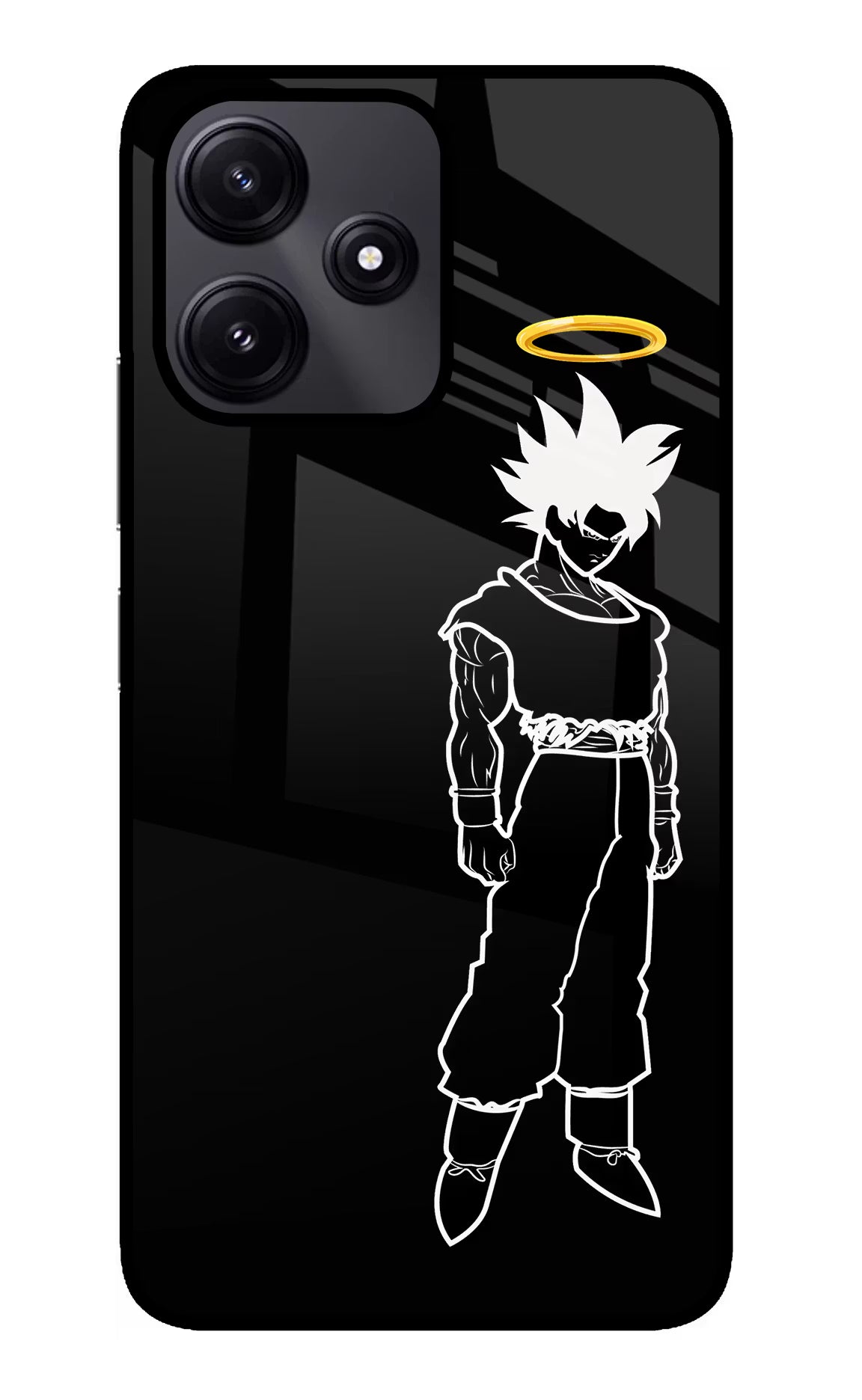 DBS Character Redmi 12 5G Glass Case Back Cover by Casekaro