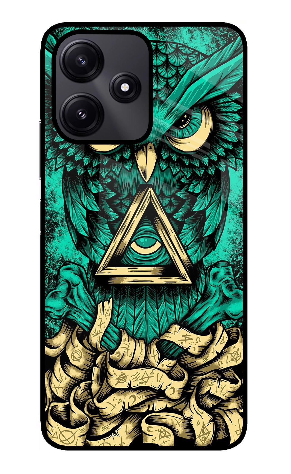 Green Owl Redmi 12 5G Back Cover