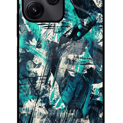 Artwork Redmi 12 5G Glass Case Back Cover by Casekaro