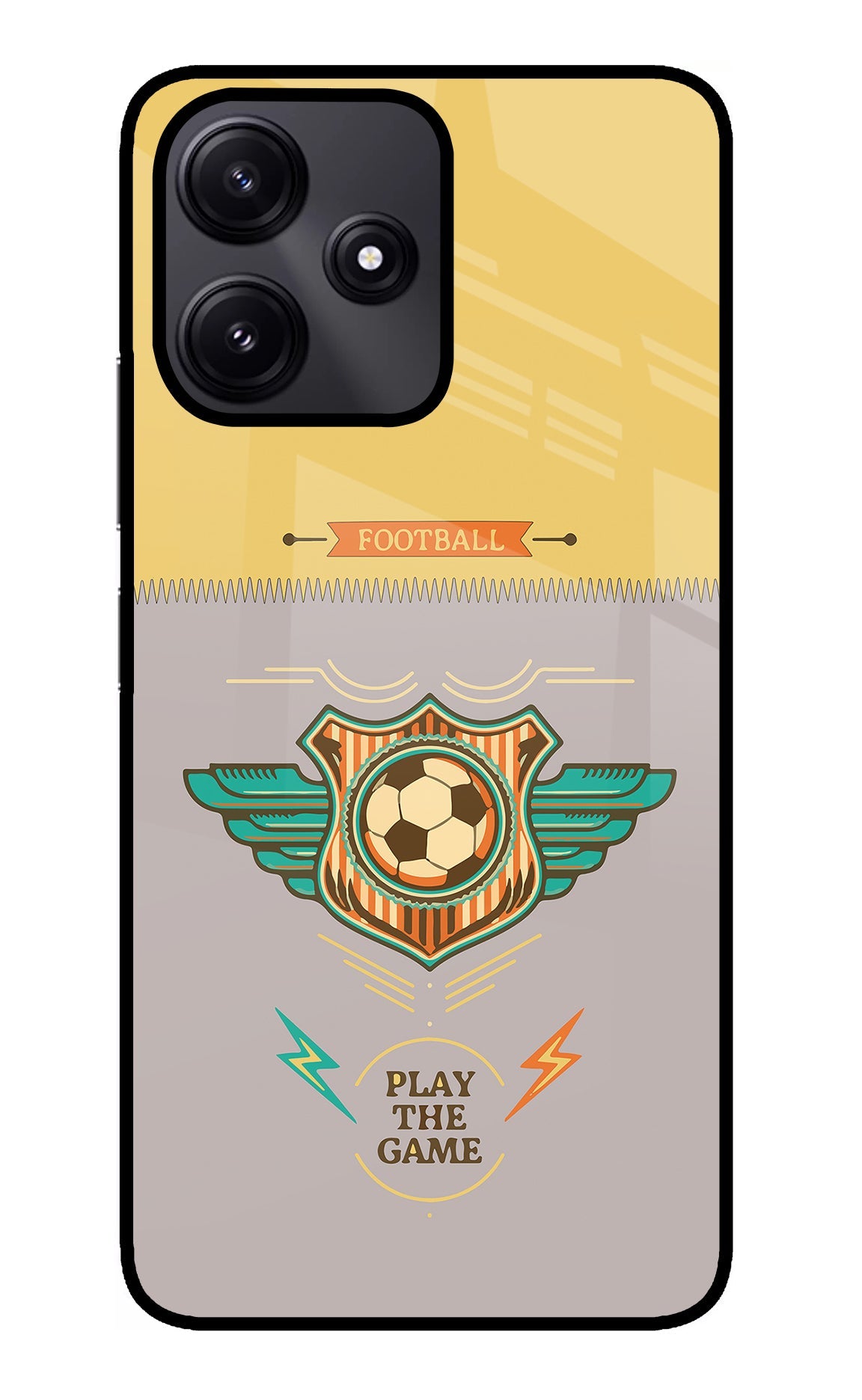 Football Redmi 12 5G Glass Case