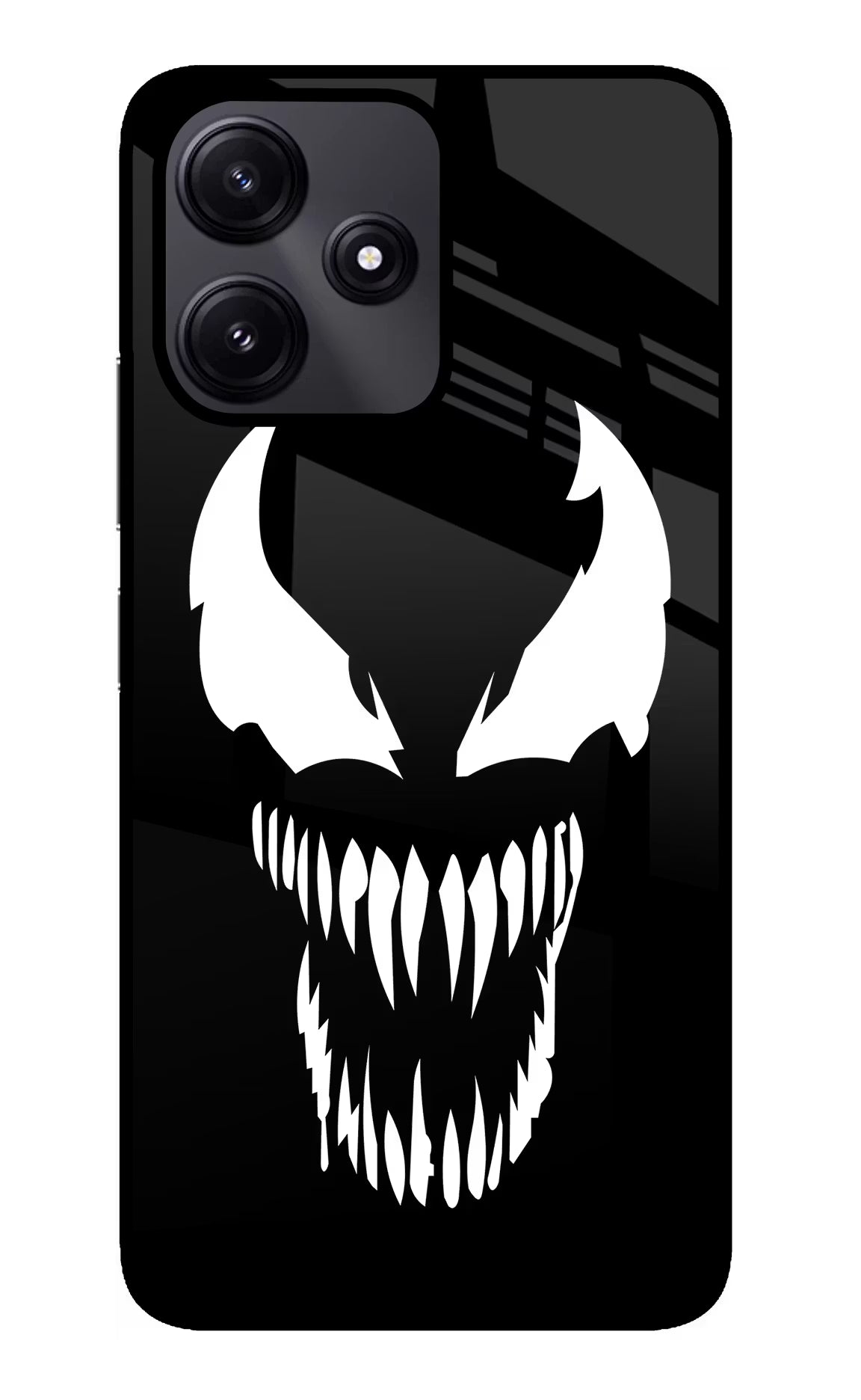 Venom Redmi 12 5G Glass Case Back Cover by Casekaro
