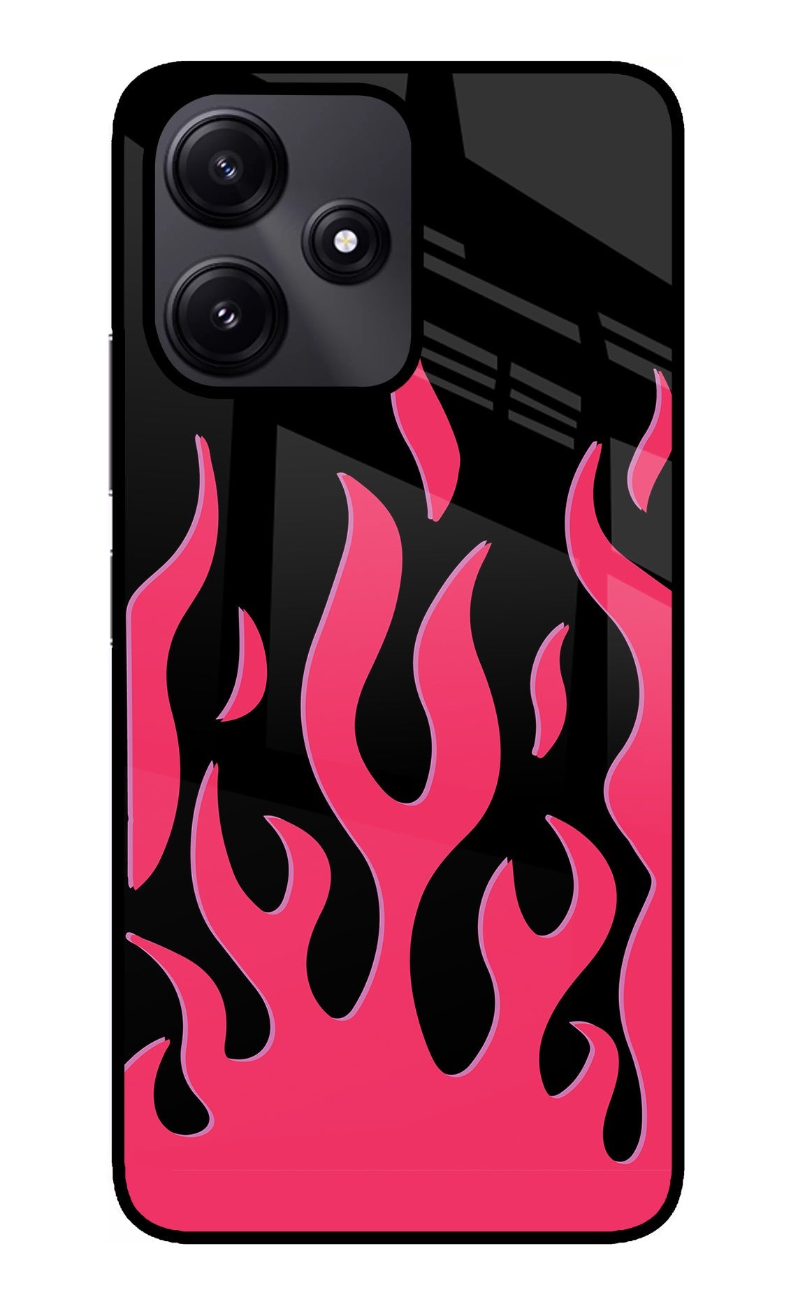 Fire Flames Redmi 12 5G Back Cover