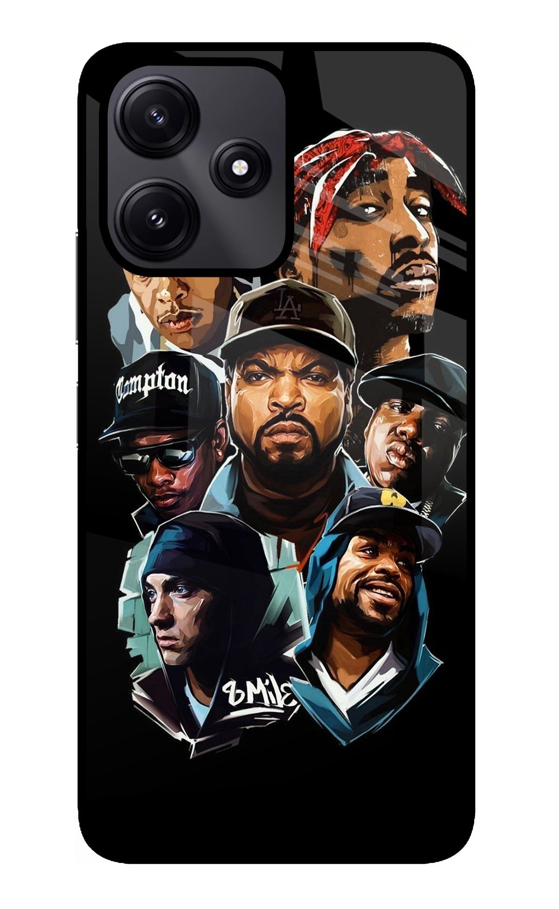 Rappers Redmi 12 5G Glass Case