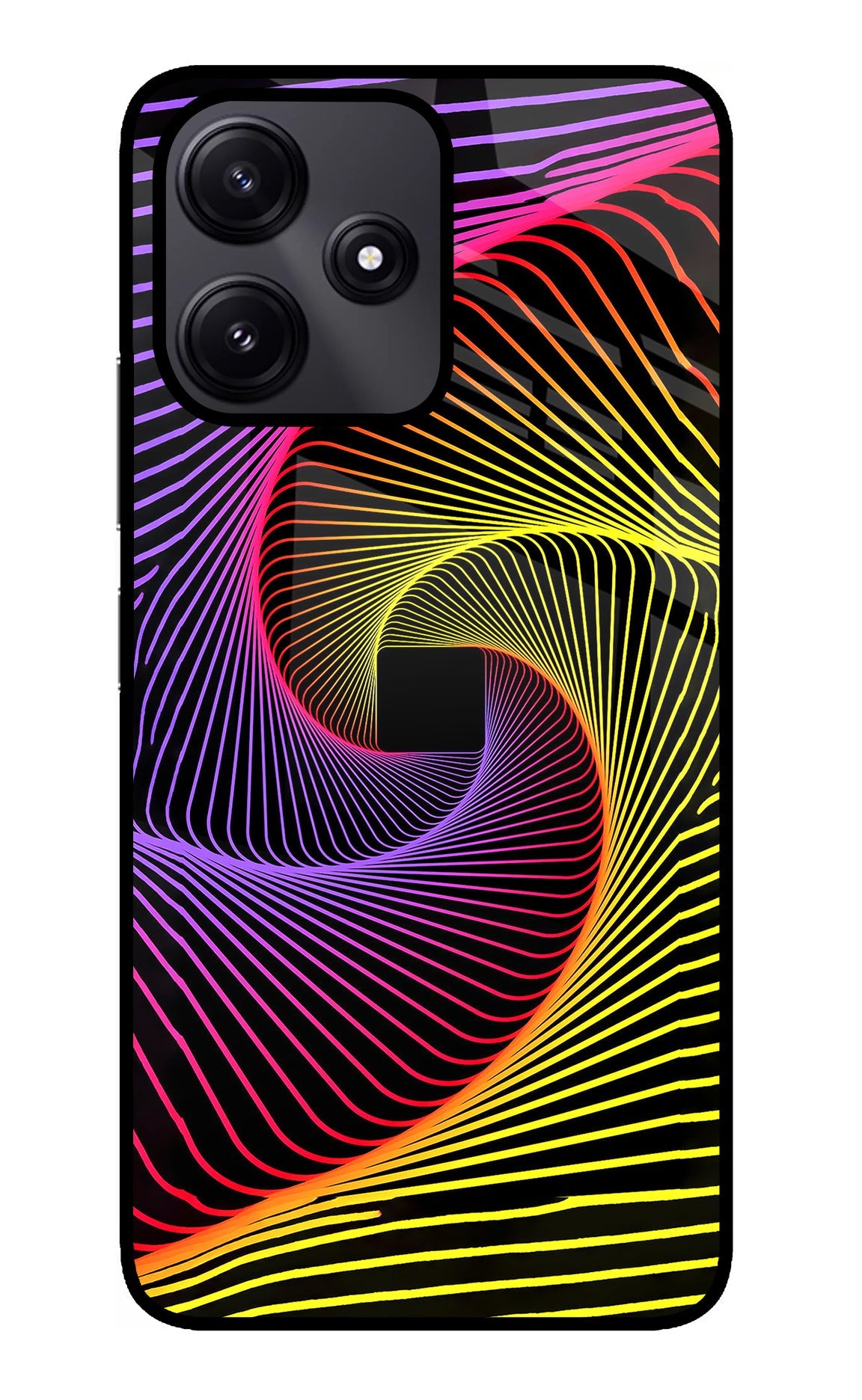 Colorful Strings Redmi 12 5G Back Cover