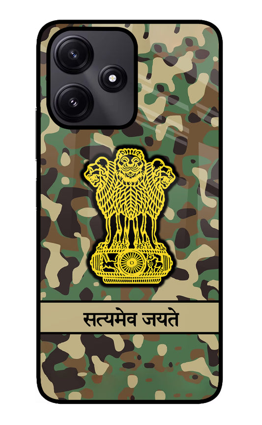 Satyamev Jayate Army Redmi 12 5G Glass Case