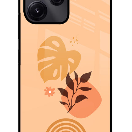 Bohemian Art Redmi 12 5G Glass Case Back Cover by Casekaro