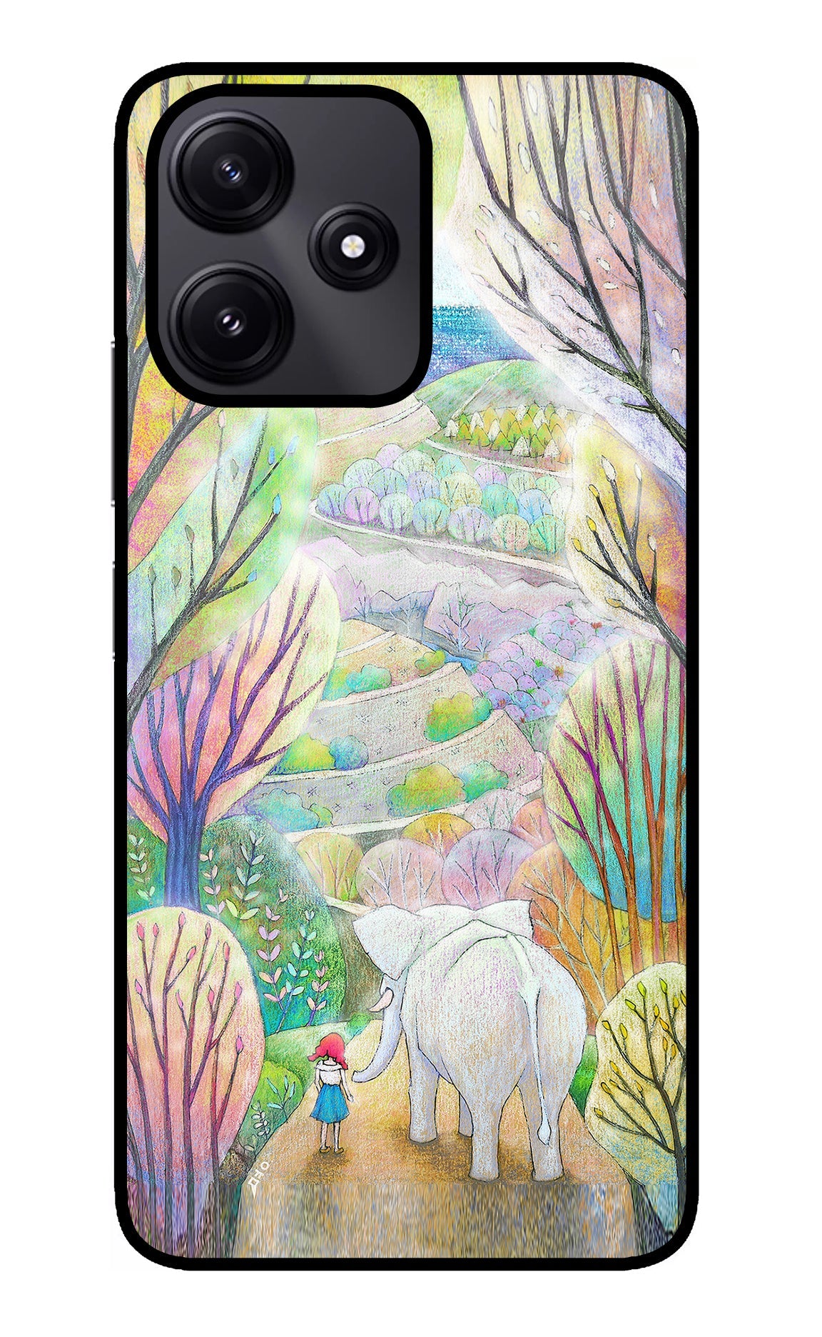 Nature Painting Redmi 12 5G Back Cover