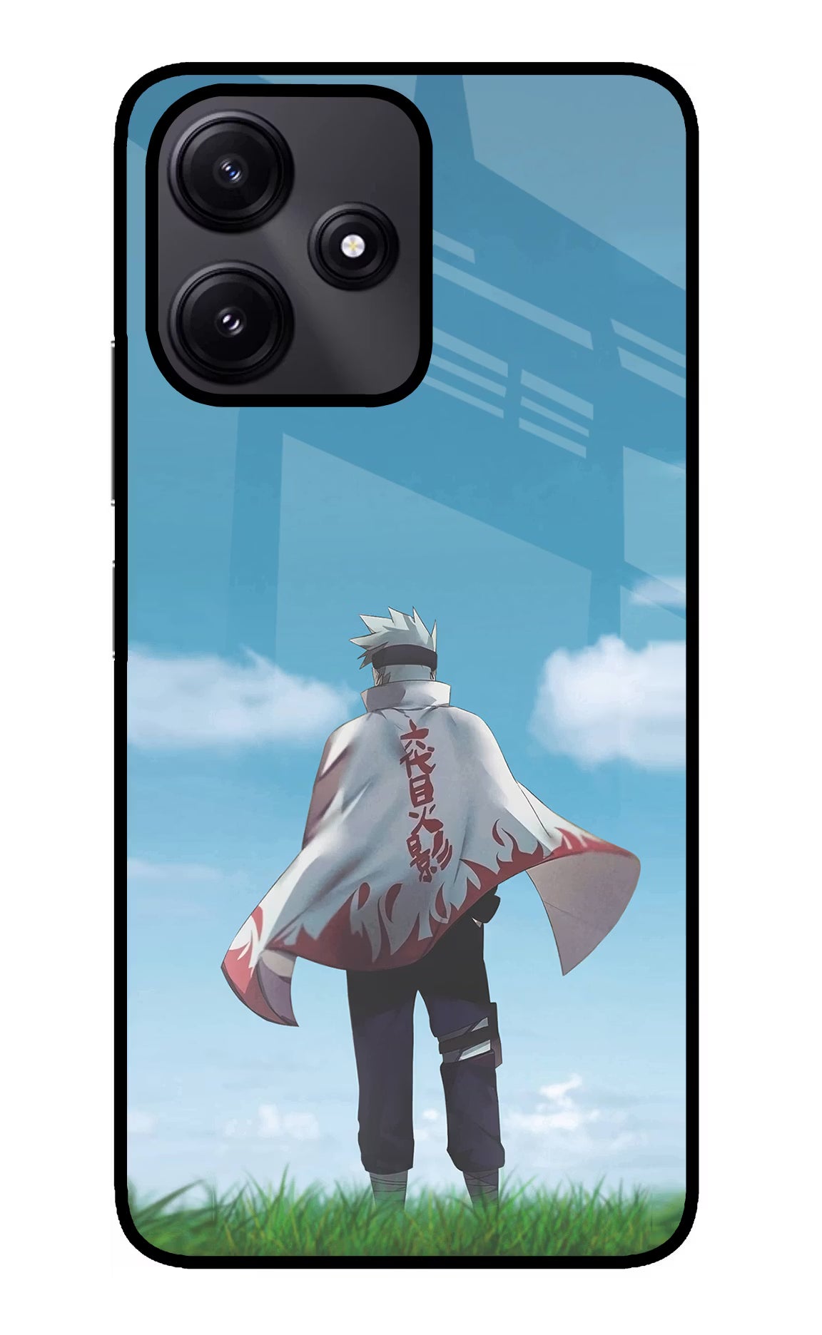 Kakashi Redmi 12 5G Glass Case Back Cover by Casekaro