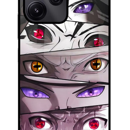 Naruto Anime Redmi 12 5G Glass Case Back Cover by Casekaro
