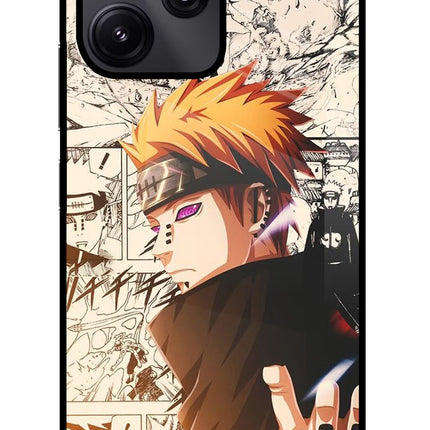 Pain Anime Redmi 12 5G Glass Case Back Cover by Casekaro