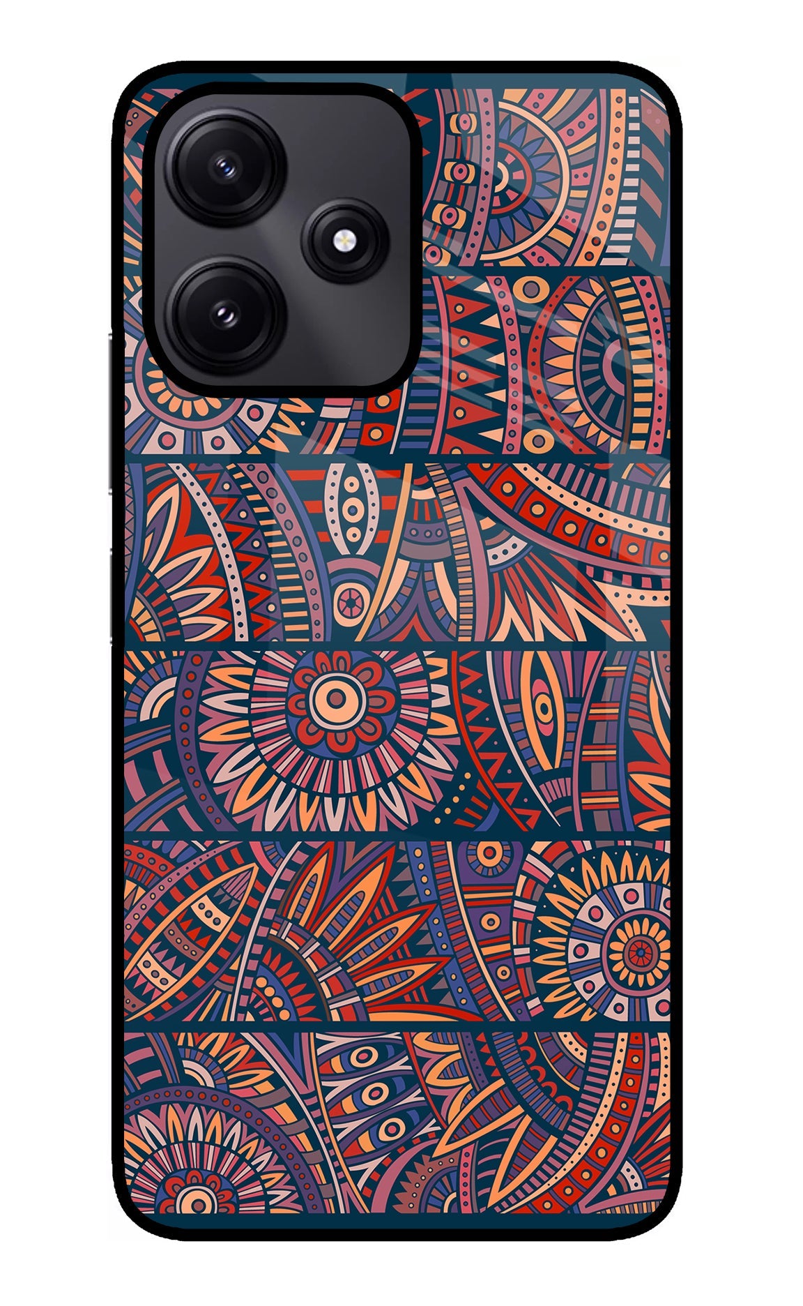 African Culture Design Redmi 12 5G Back Cover