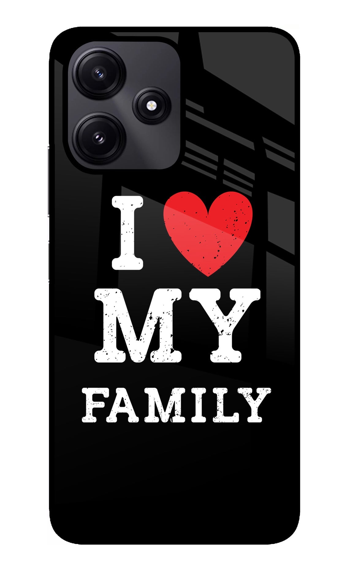 I Love My Family Redmi 12 5G Back Cover