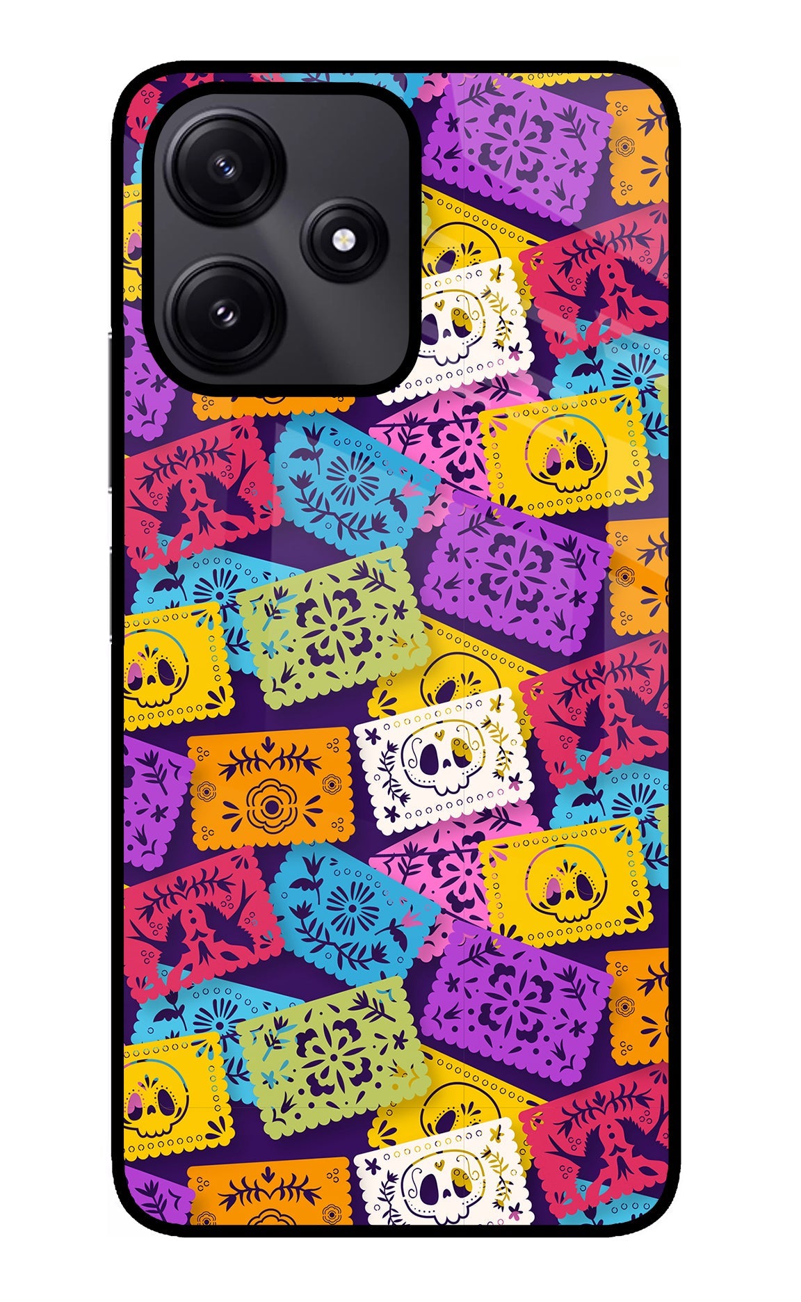 Mexican Pattern Redmi 12 5G Back Cover