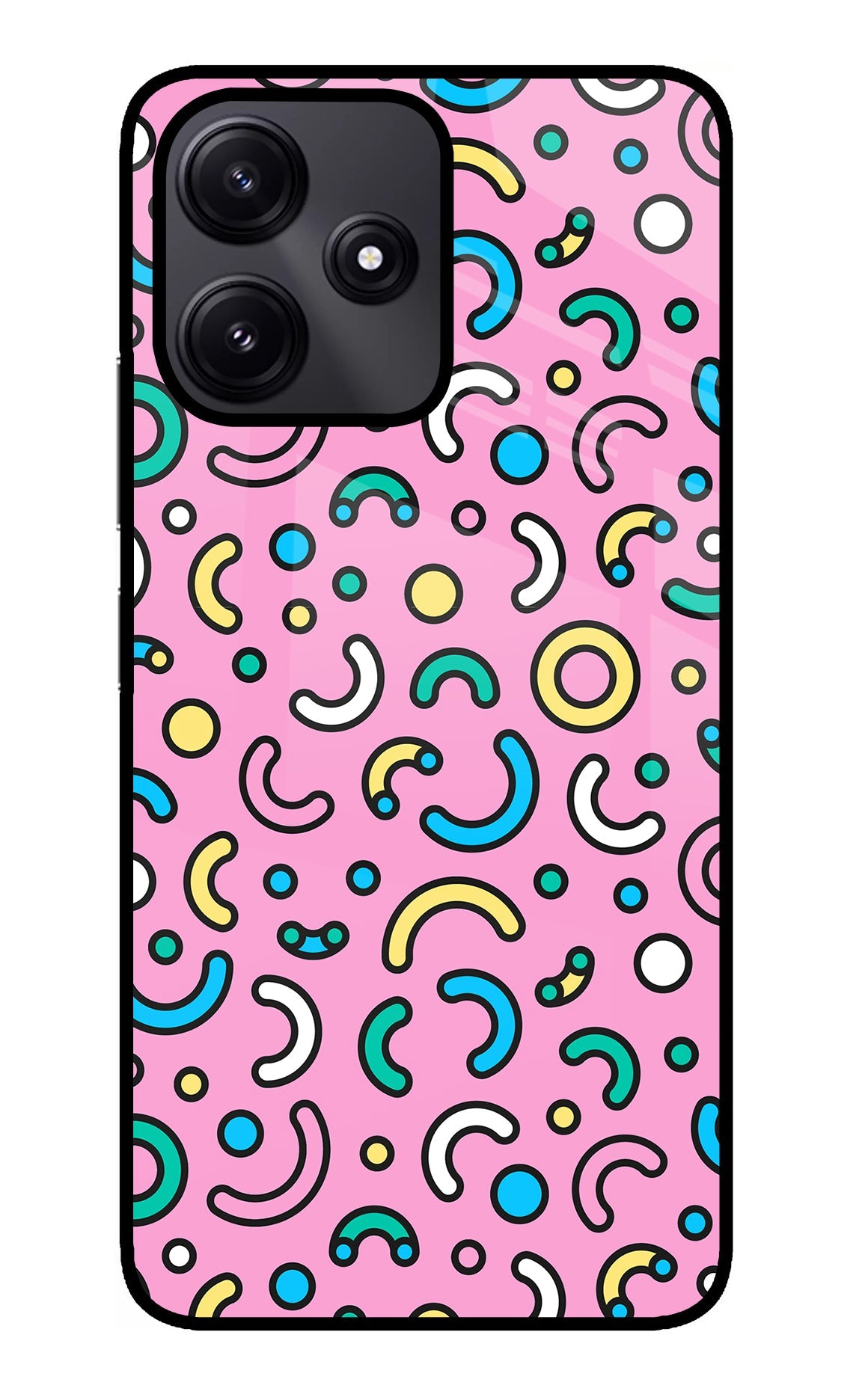 Memphis Design Redmi 12 5G Back Cover