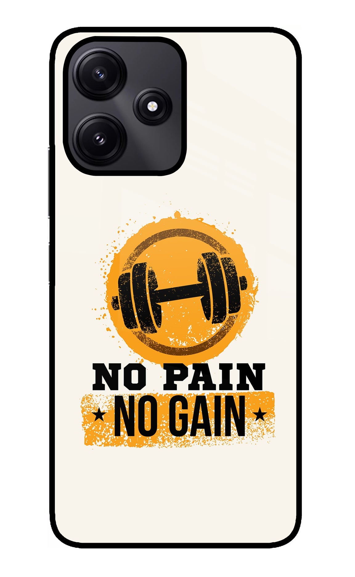 No Pain No Gain Redmi 12 5G Back Cover