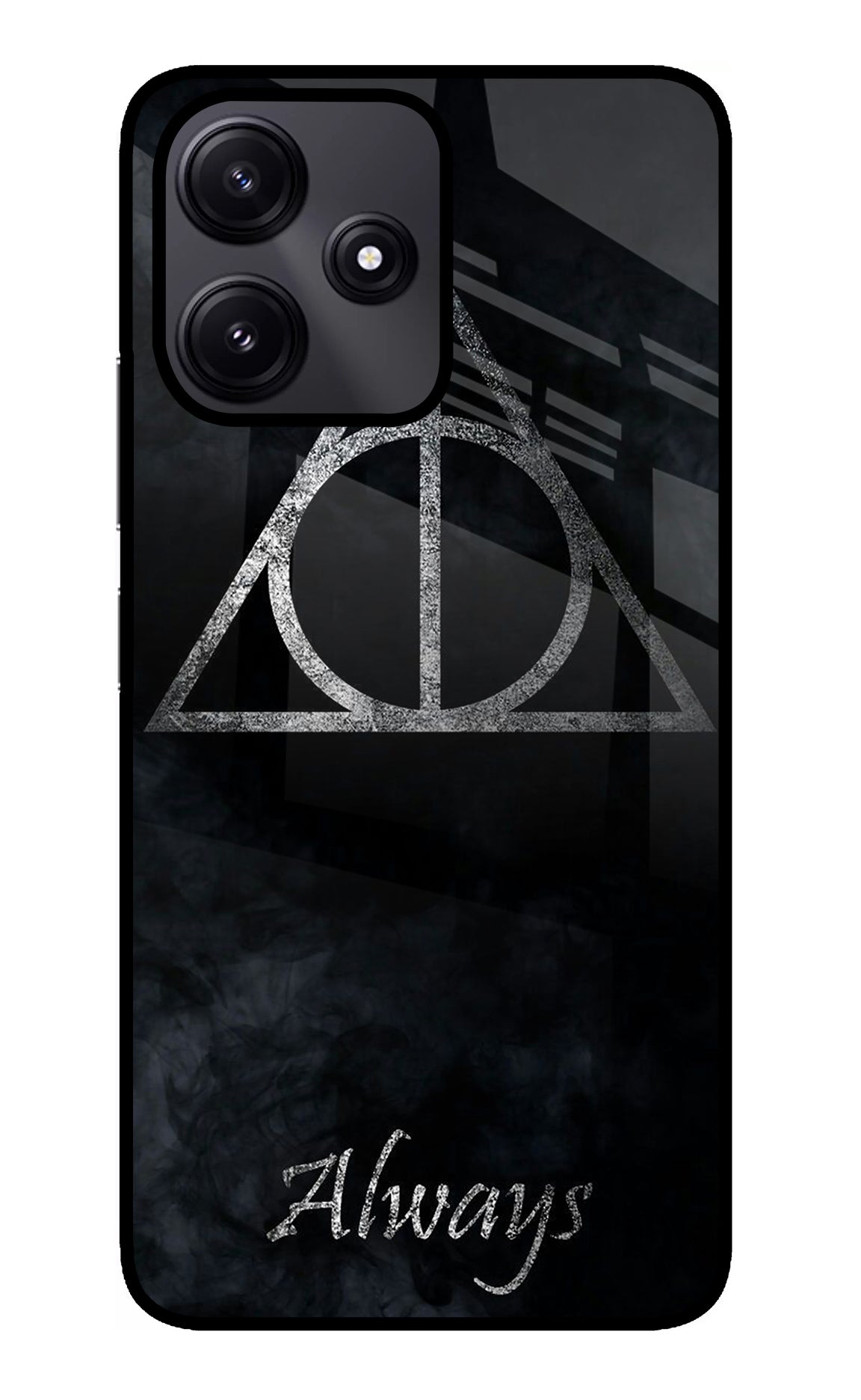 Deathly Hallows Redmi 12 5G Glass Case