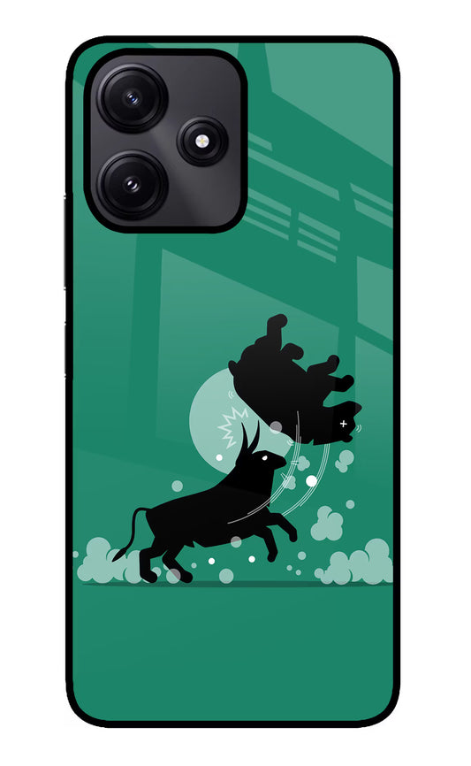 Bull Conqueror Redmi 12 5G Glass Case