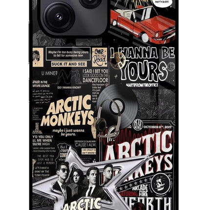 Arctic Monkeys Redmi 12 5G Glass Case Back Cover by Casekaro