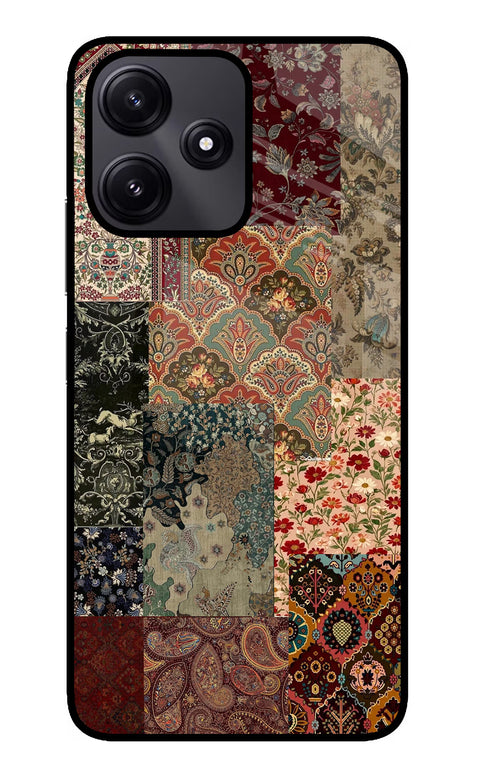 Desi Print Redmi 12 5G Glass Case