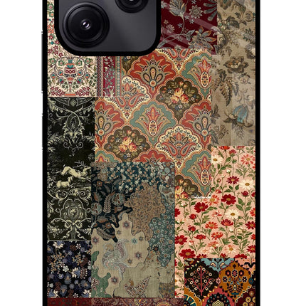 Desi Print Redmi 12 5G Glass Case Back Cover by Casekaro