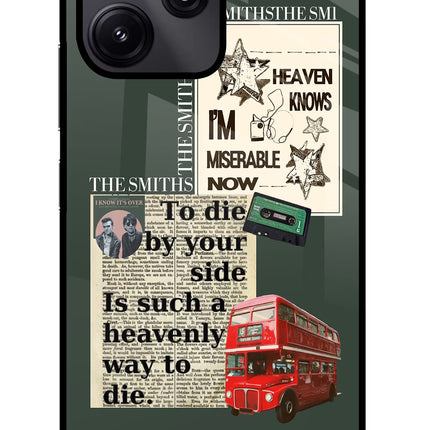 The Smiths Redmi 12 5G Glass Case Back Cover by Casekaro