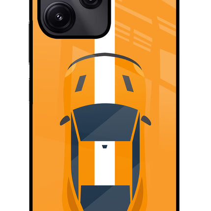 Highway Pursuit Redmi 12 5G Glass Case Back Cover by Casekaro