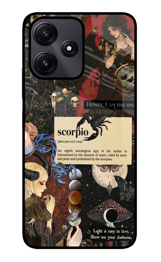 Scorpio Zodiac Redmi 12 5G Glass Case