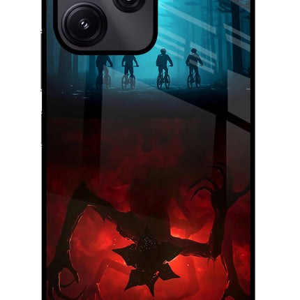 Ordinary Things Downside Up Redmi 12 5G Glass Case Back Cover by Casekaro