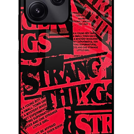 Ordinary Things Redmi 12 5G Glass Case Back Cover by Casekaro