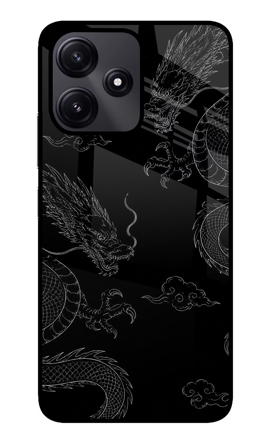 Twin Dragons Redmi 12 5G Glass Case