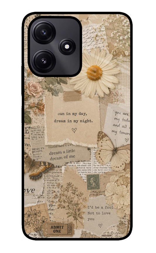 Vintage case Redmi 12 5G Glass Case