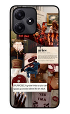 Zodiac Aries Redmi 12 5G Glass Case