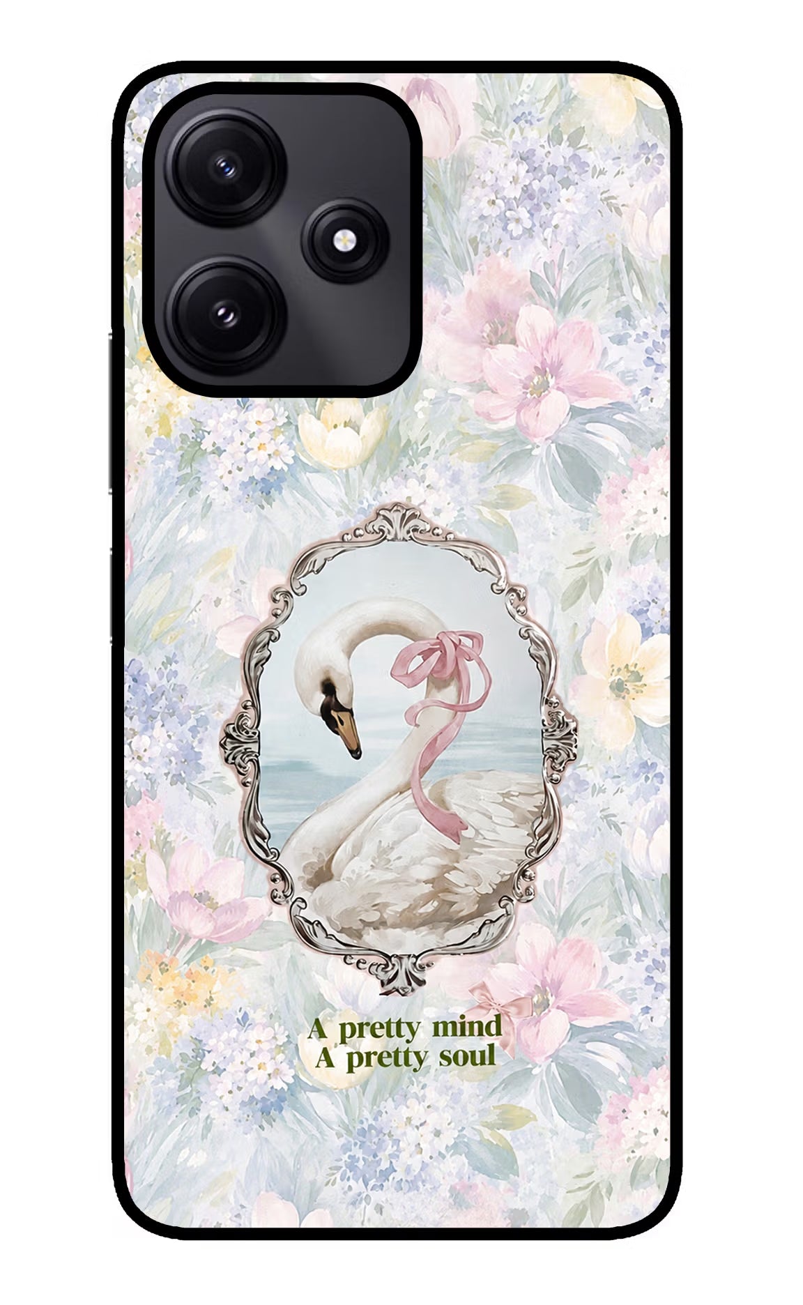Pretty Mind Pretty Soul Redmi 12 5G Glass Case