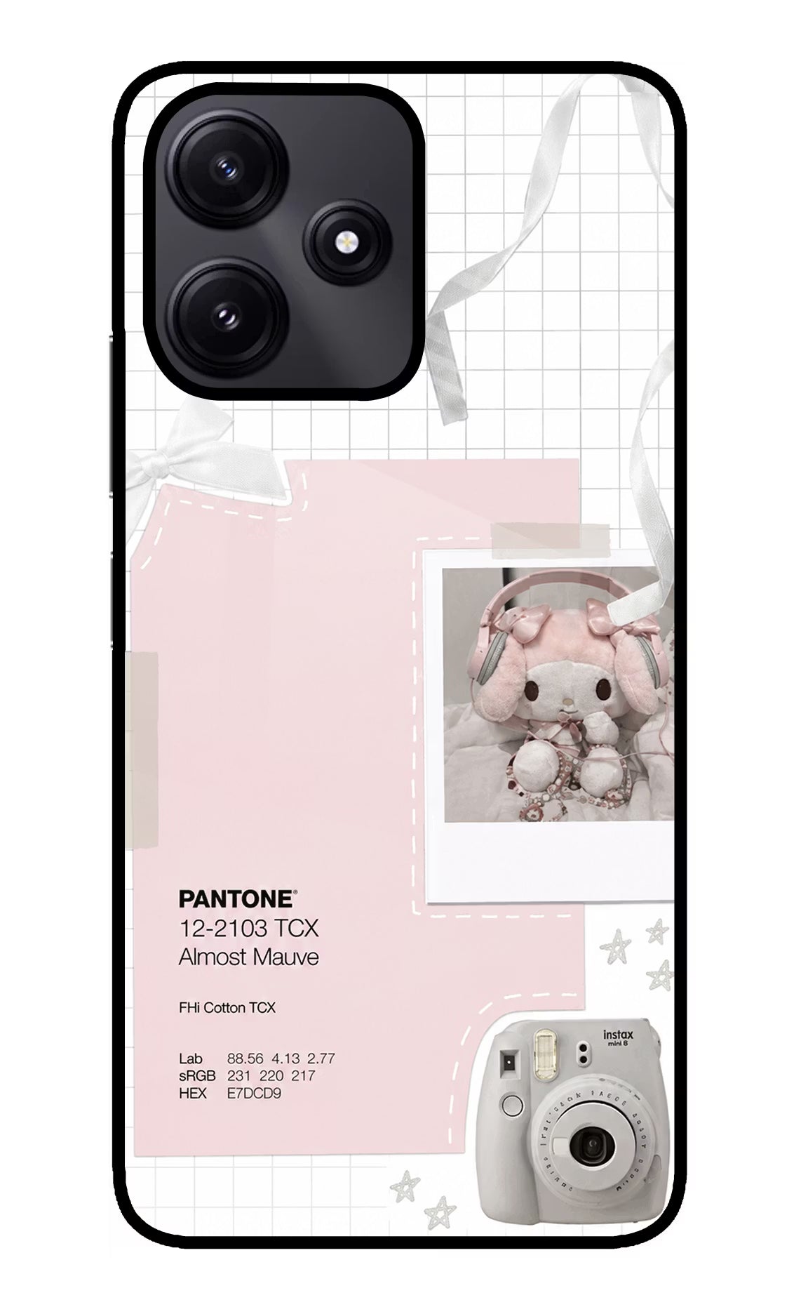Pantone Asthetic Redmi 12 5G Glass Case
