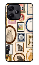 Mirror Cats Redmi 12 5G Glass Case