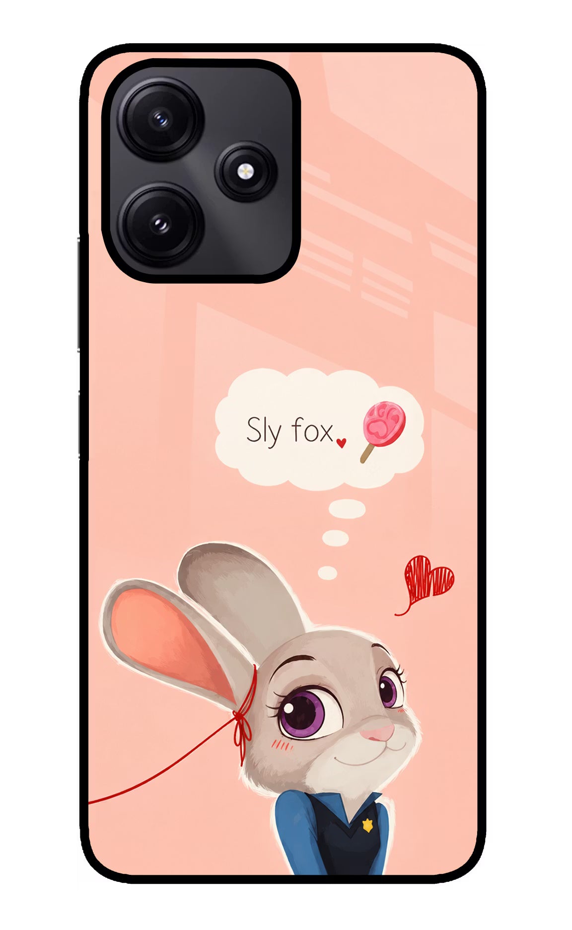 Judy Charm Redmi 12 5G Glass Case