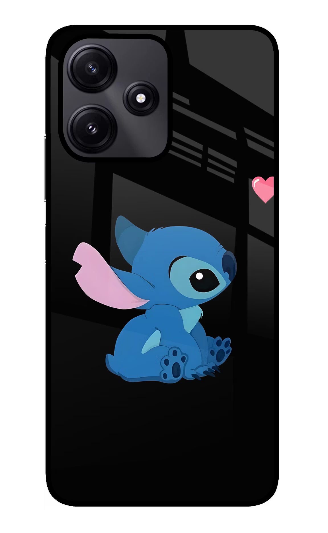 Stitch Crush Redmi 12 5G Glass Case