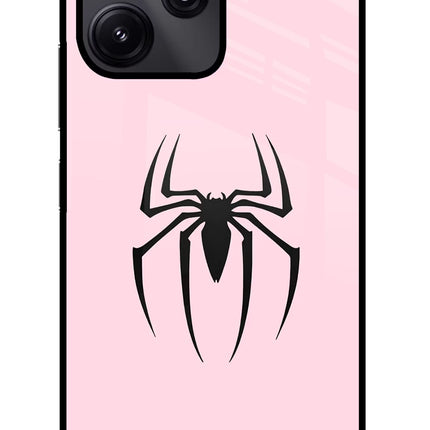 Peter Symbol Redmi 12 5G Glass Case Back Cover by Casekaro