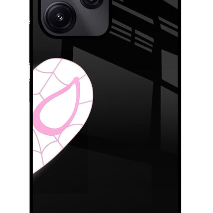 Gwen Mask Redmi 12 5G Glass Case Back Cover by Casekaro