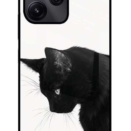 Shadow Gaze Redmi 12 5G Glass Case Back Cover by Casekaro