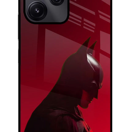 Dark Knight Redmi 12 5G Glass Case Back Cover by Casekaro
