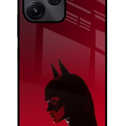 Night Thief Redmi 12 5G Glass Case Back Cover by Casekaro