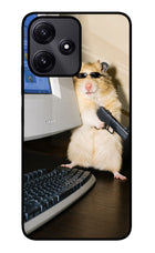 Hacker Hamster Redmi 12 5G Glass Case