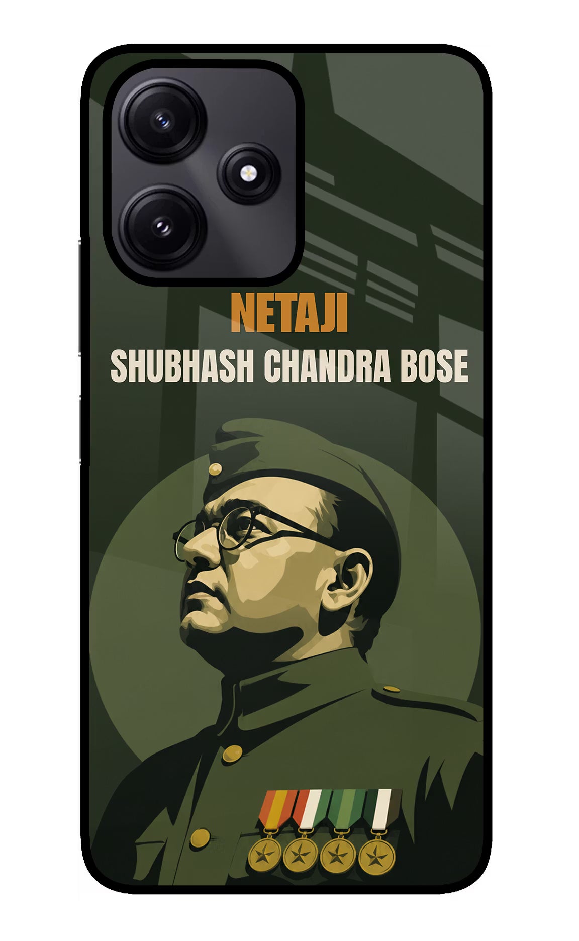 Netaji Legacy Redmi 12 5G Glass Case