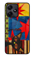 Pop Cat Redmi 12 5G Glass Case