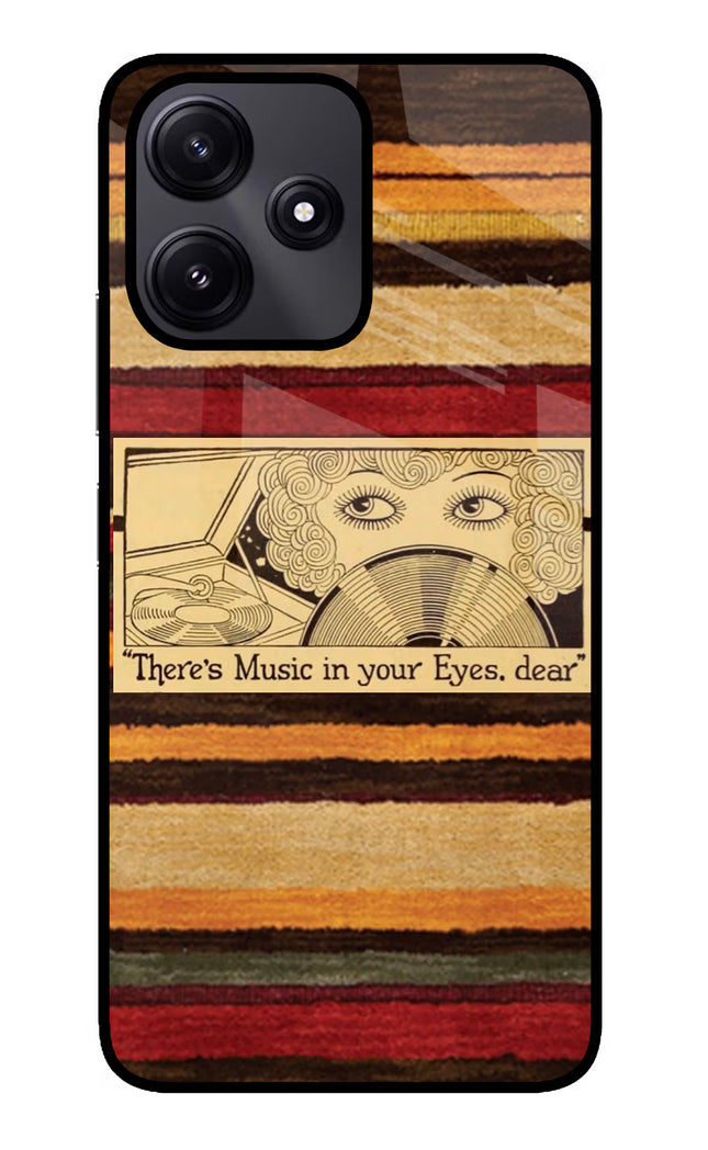 Vinyl Stripes Redmi 12 5G Glass Case